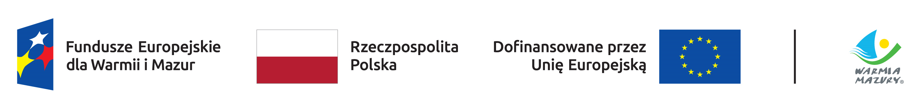 Fundusze Europejskie dla Warmii i Mazur - Rzeczpospolita Polska - Dofinansowane przez Unię Europejską